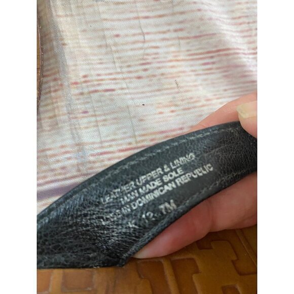 Tory burch Women's Brown Leather Flip Flop Sandals - 7M - Picture 8 of 11